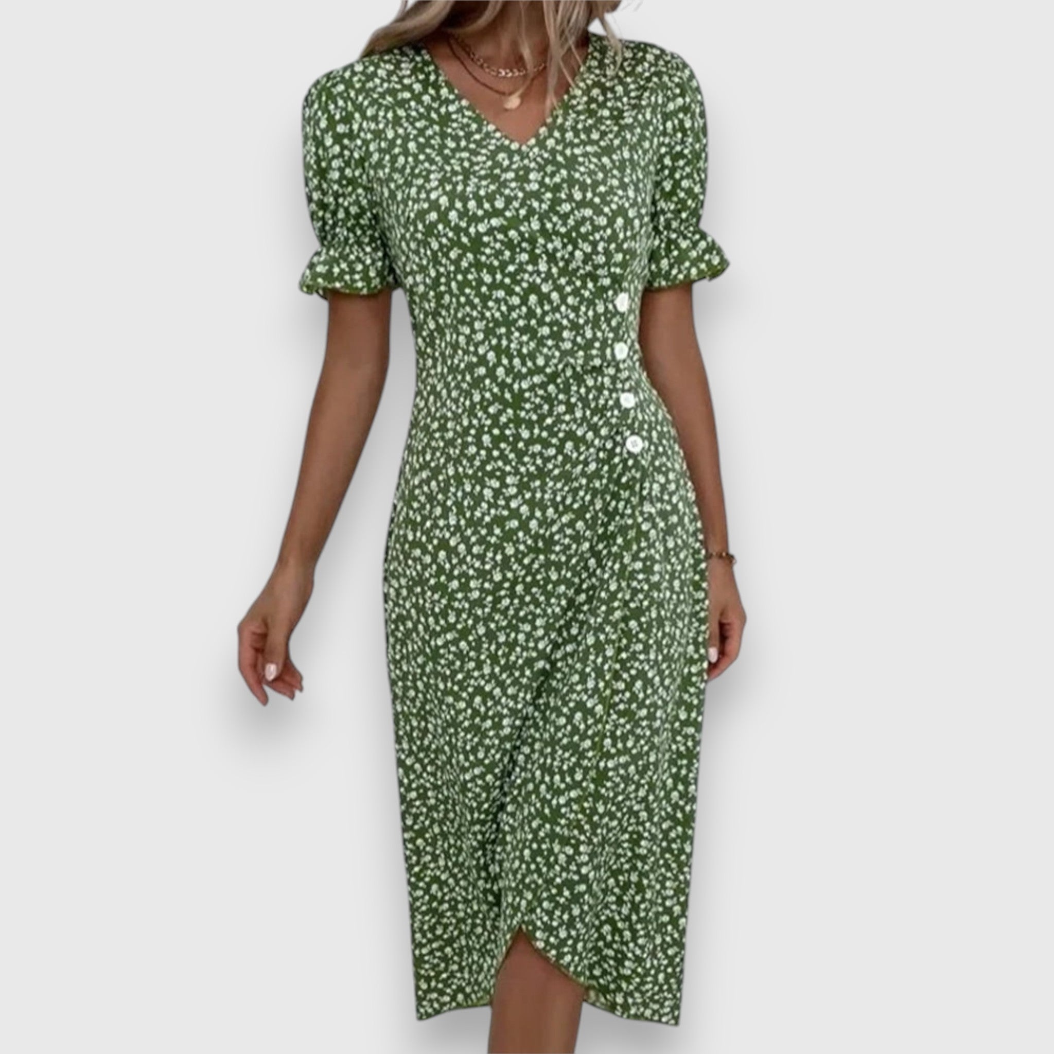 Tessina – Abito Floreale Elegante