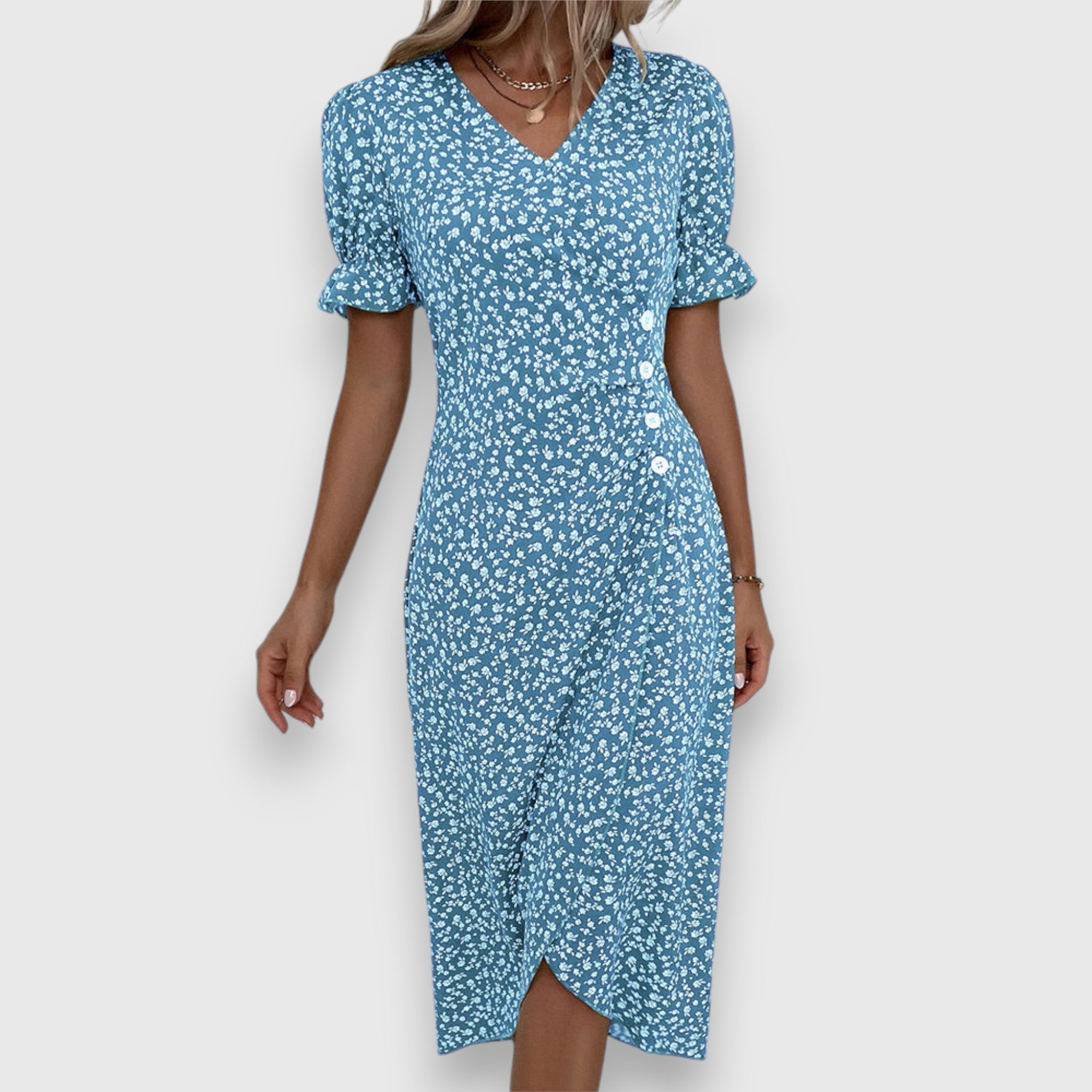 Tessina – Abito Floreale Elegante