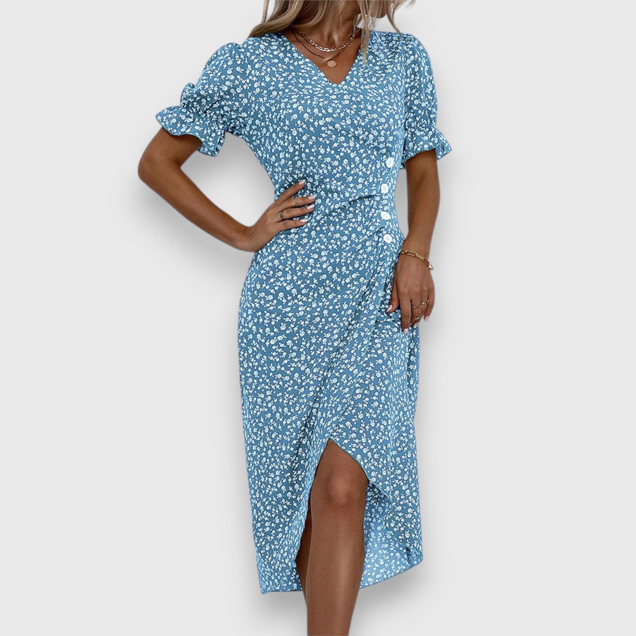 Tessina – Abito Floreale Elegante