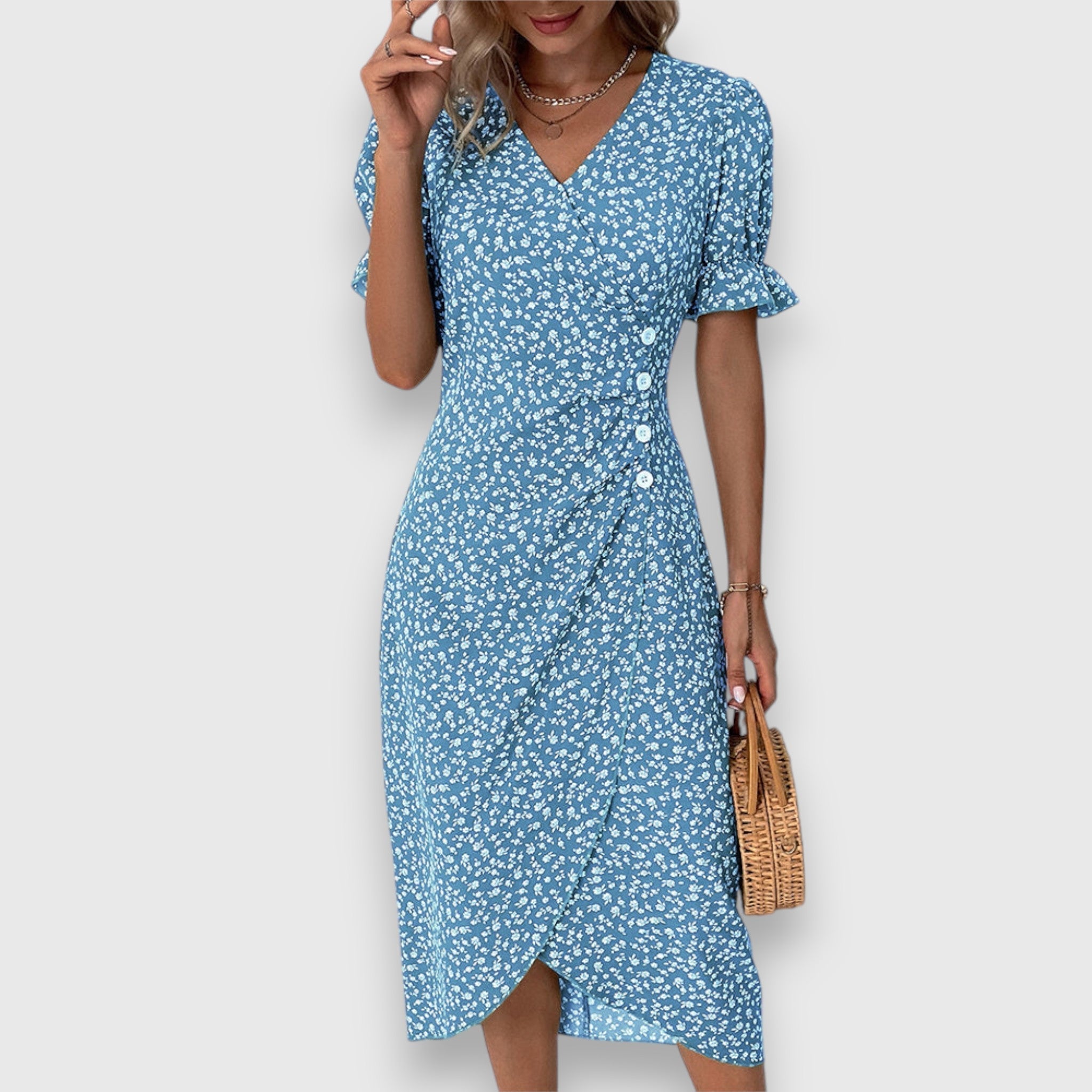 Tessina – Abito Floreale Elegante