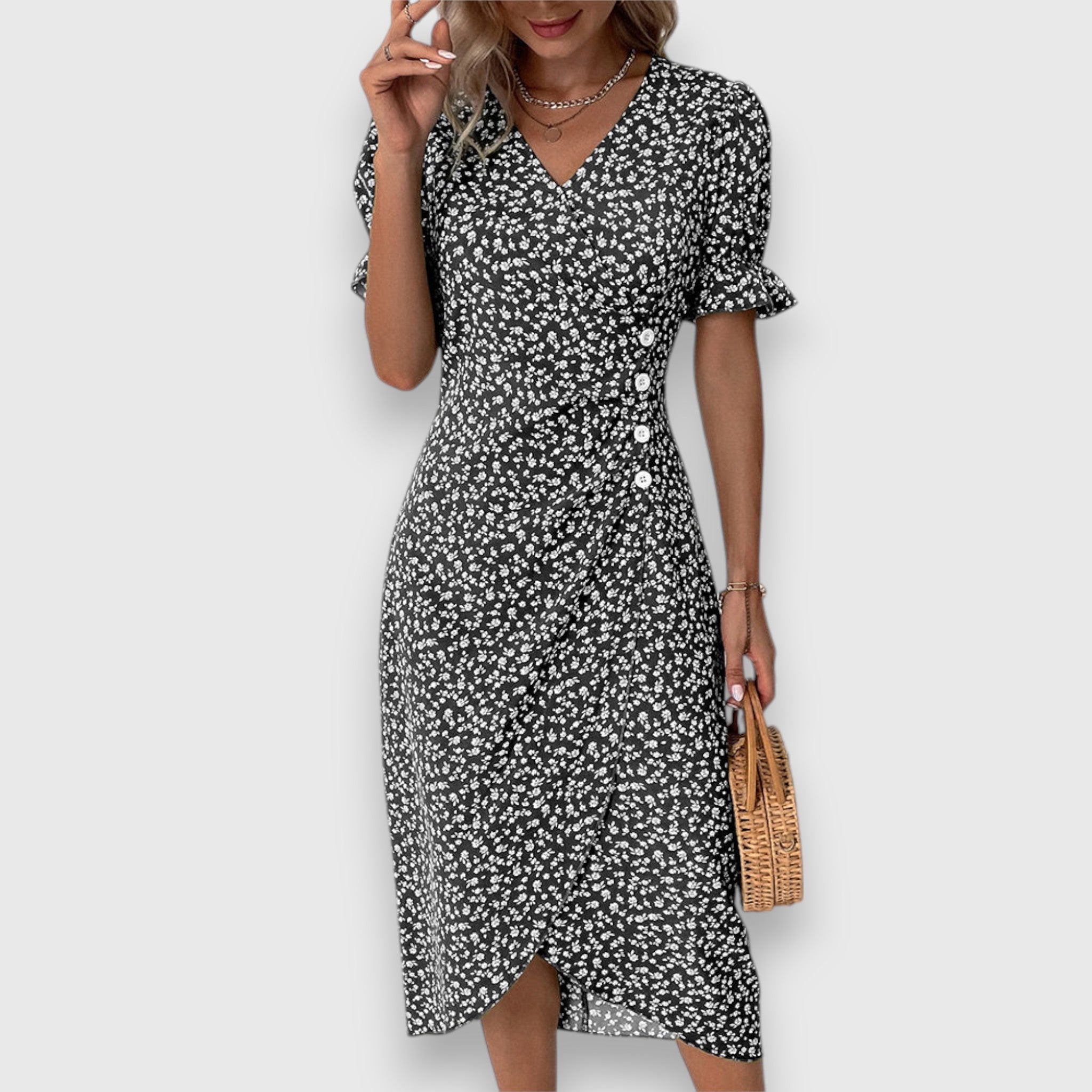 Tessina – Abito Floreale Elegante