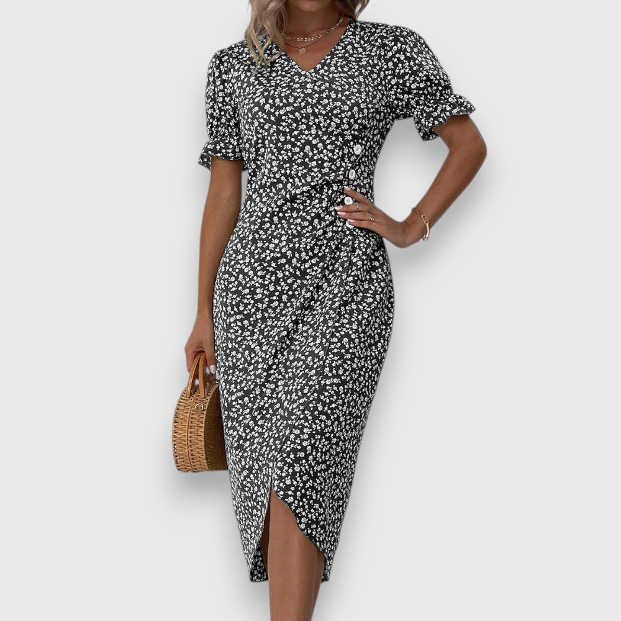 Tessina – Abito Floreale Elegante