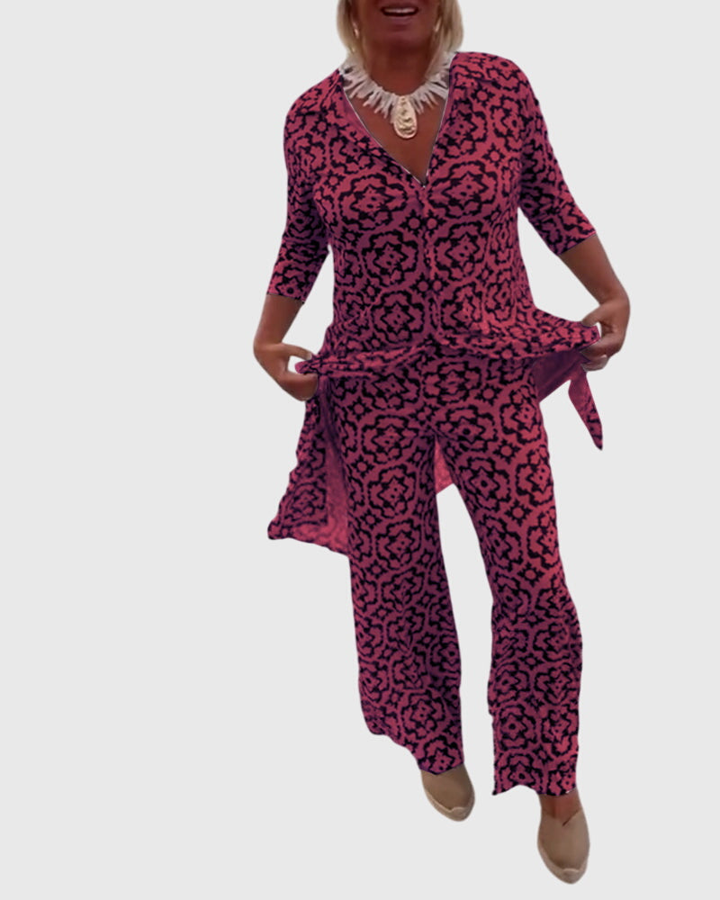 Gabriella™ | Elegante Completo Vintage in Due Pezzi