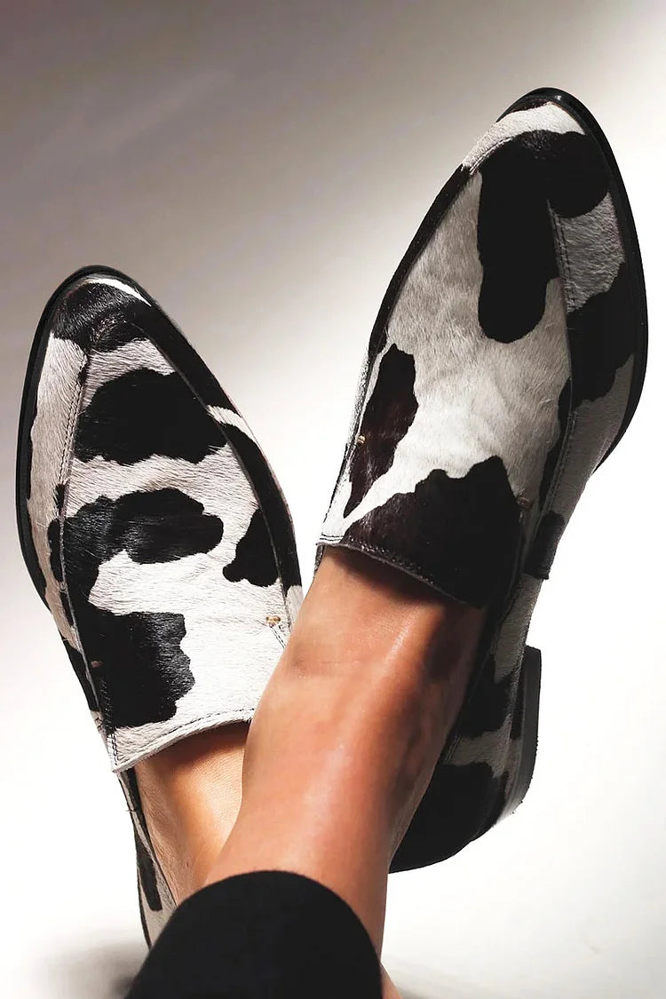 Becca | Slip-On con Stampa di Mucca