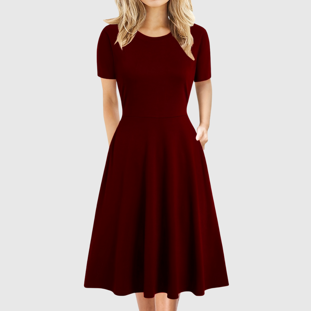 Evelyn Quinn | Vestito Estivo A-Line Retro