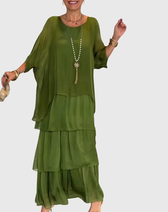 Susan™ | Abito Elegante Lungo e Fluente