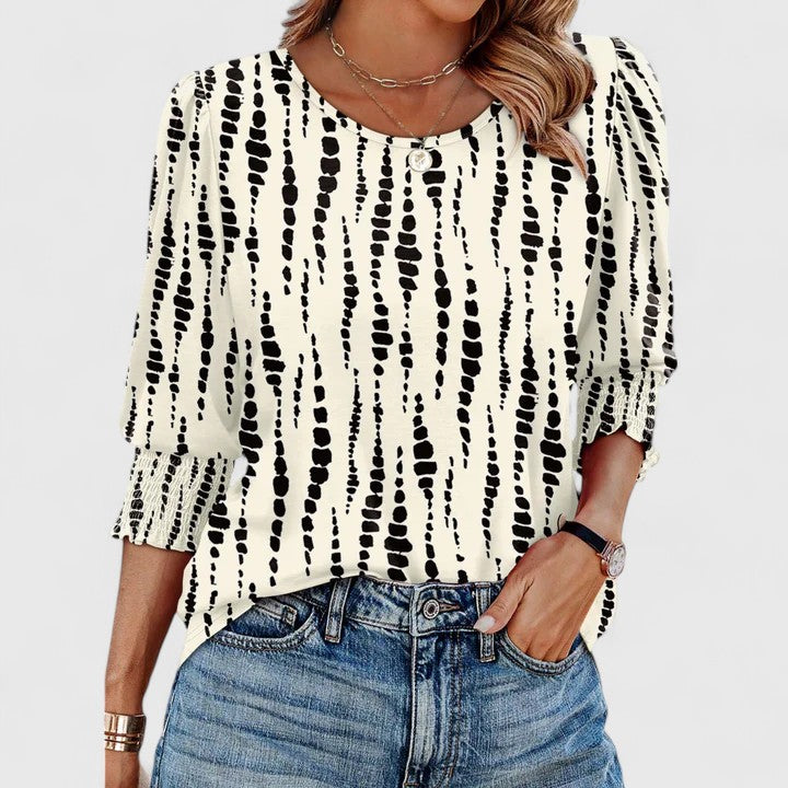 Solara | Elegante Top Smockato