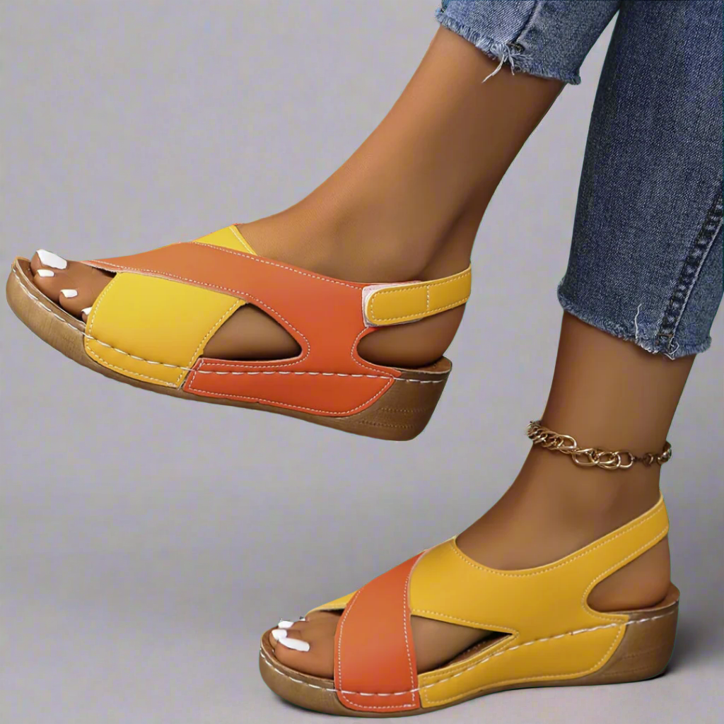 Ada | Sandali Slingback Colorblock