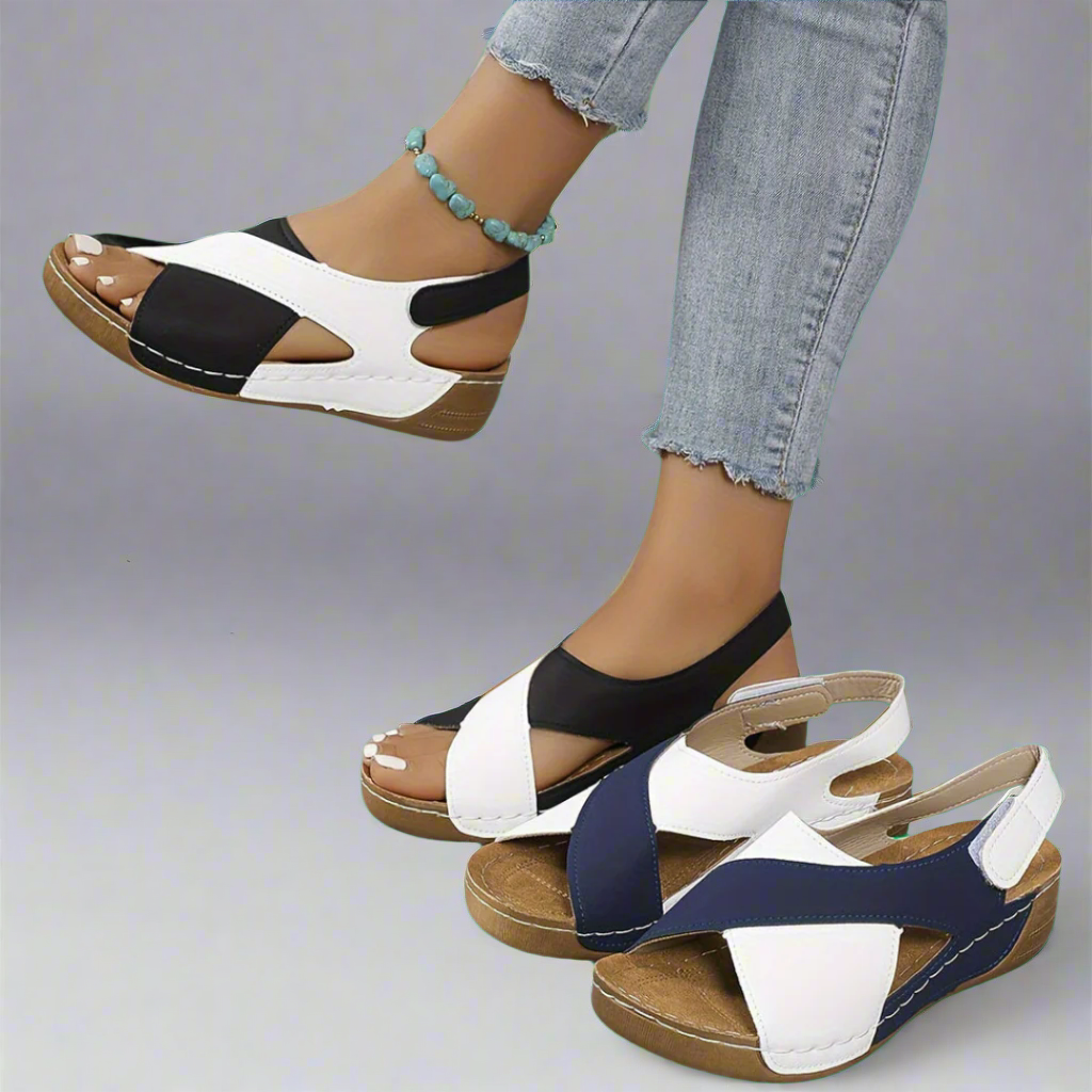 Ada | Sandali Slingback Colorblock