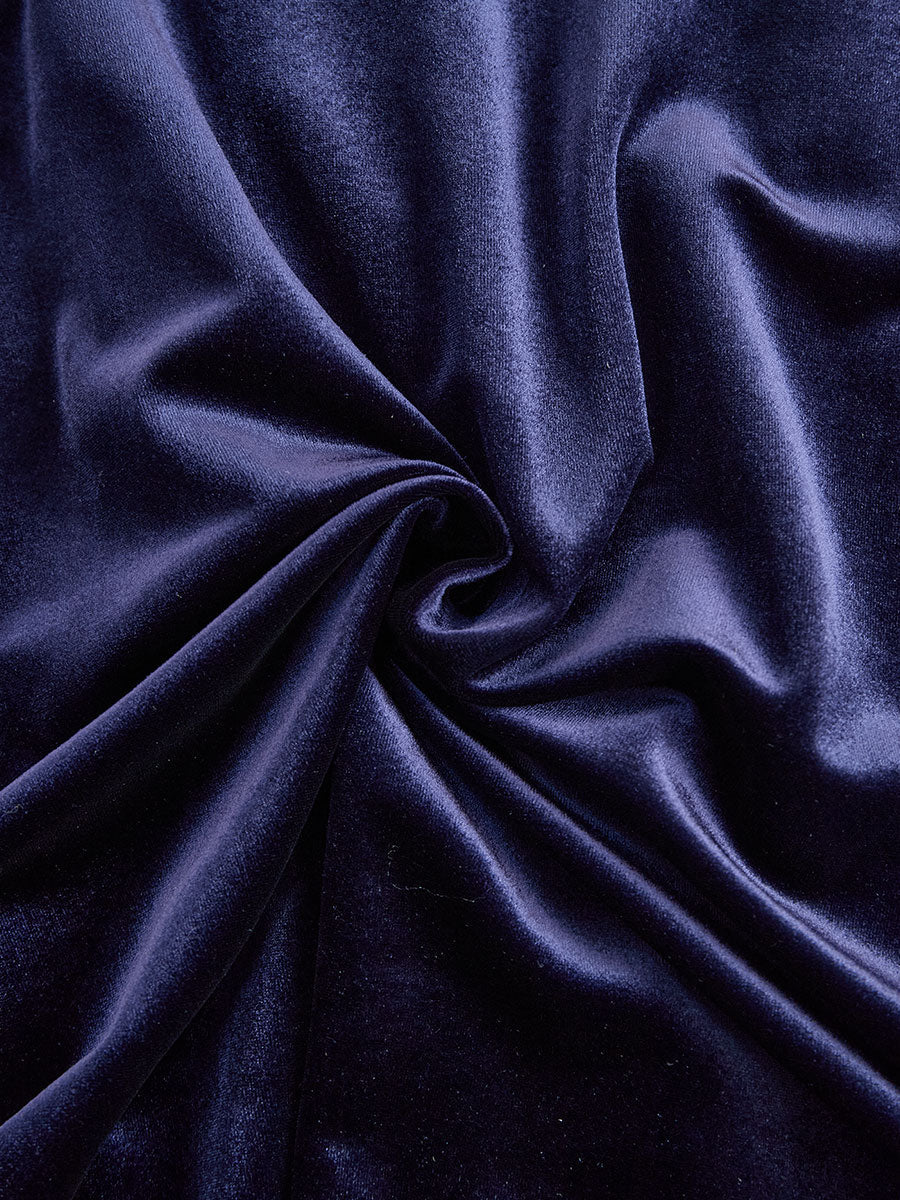 Sibella | Abito midi navy a maniche lunghe