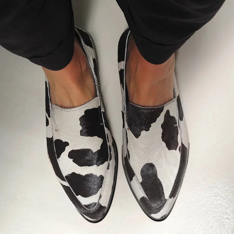 Becca | Slip-On con Stampa di Mucca