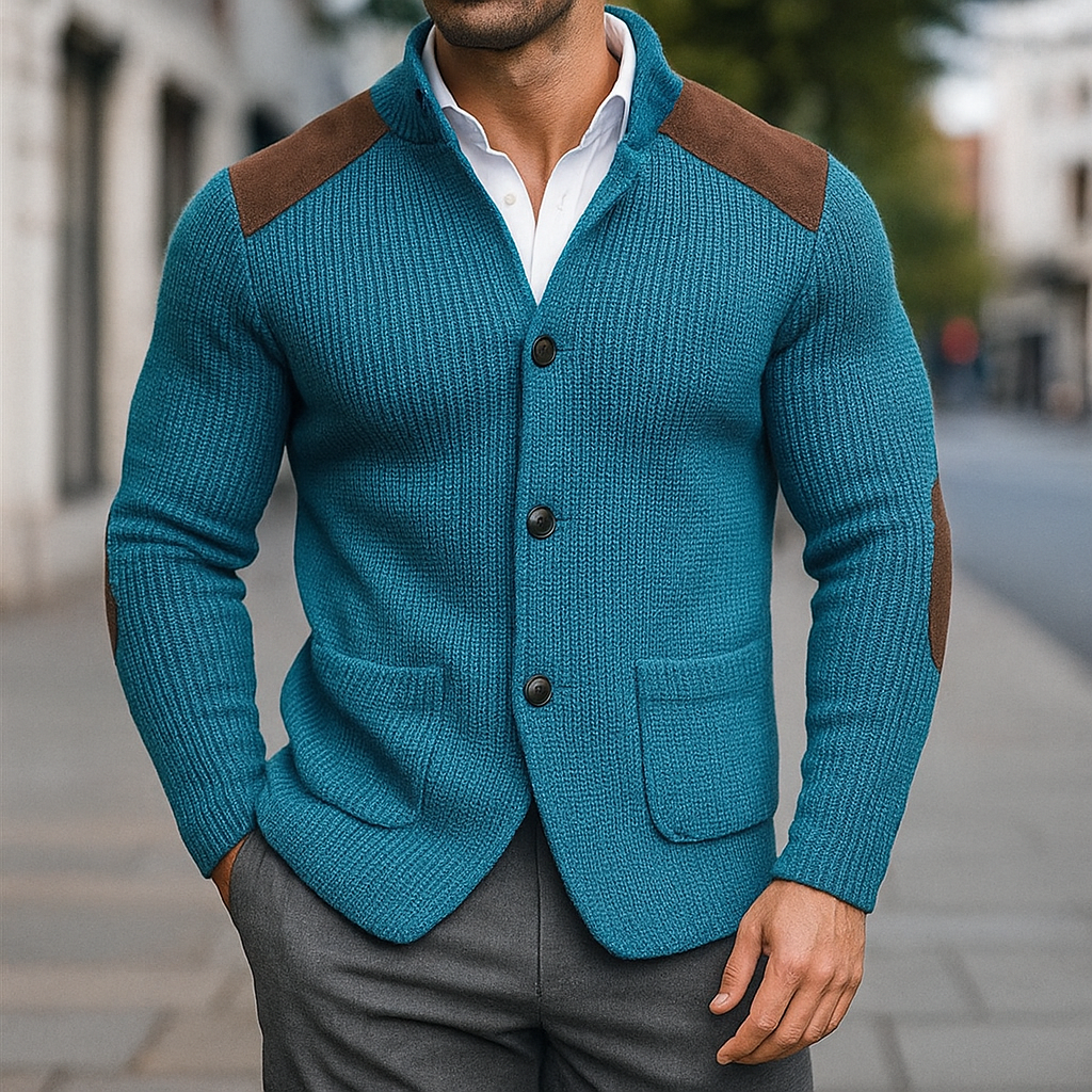 LUMERO | BLAZER IN MAGLIA TESTURIZZATA