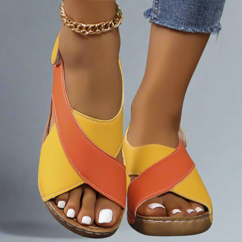 Ada | Sandali Slingback Colorblock