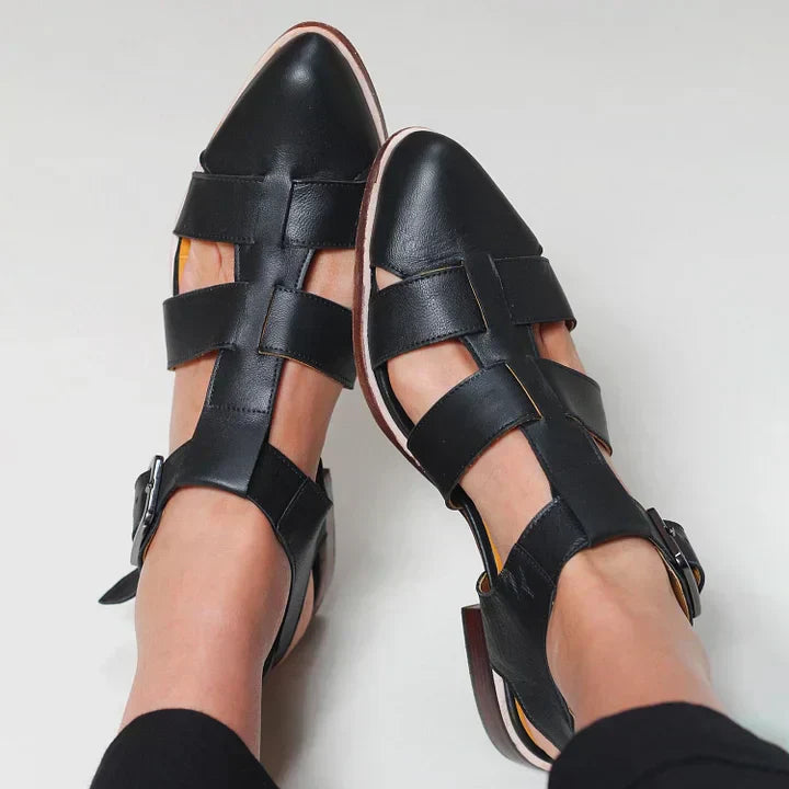 Alicia | Sandali Piani Woven