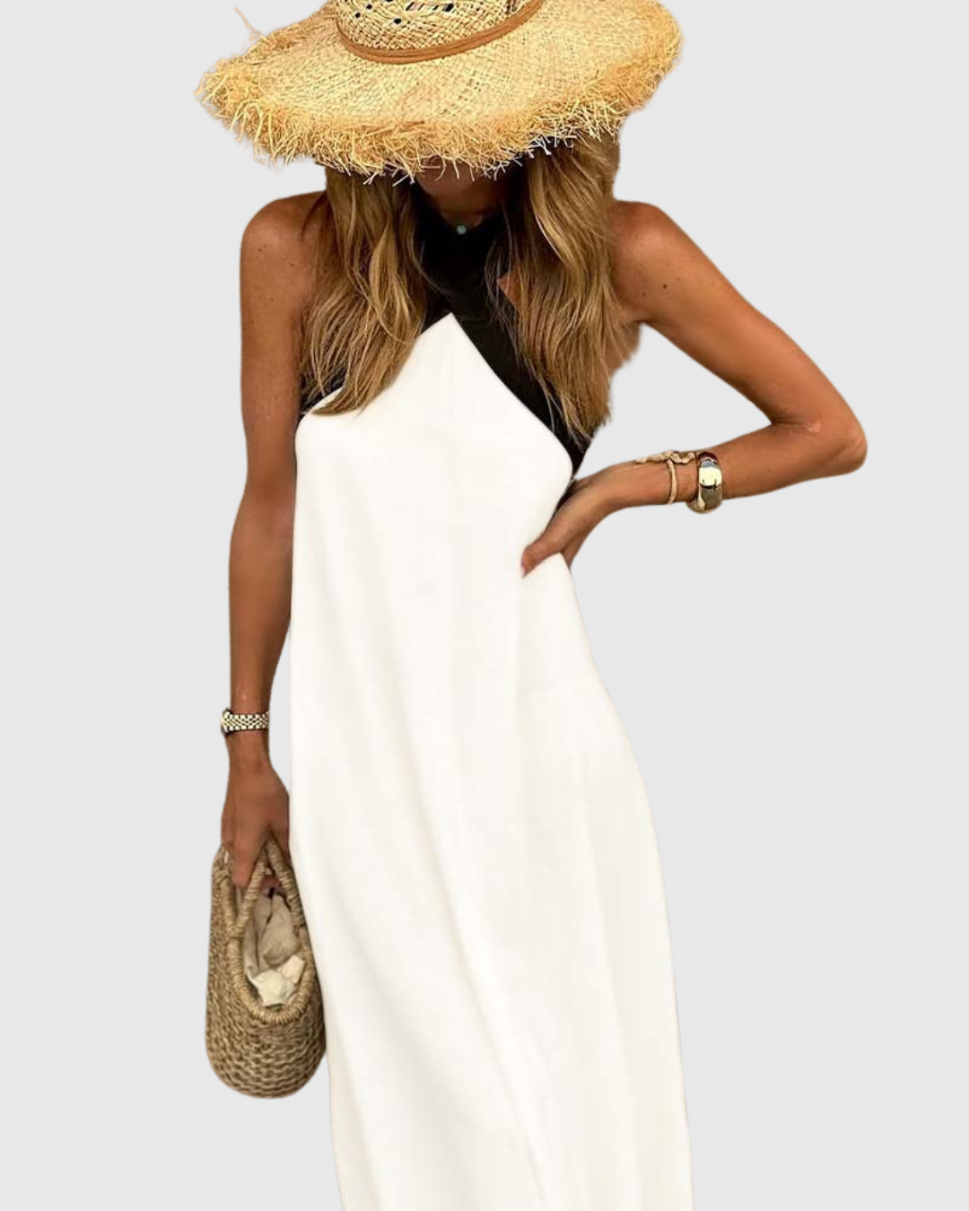 Orella | Abito con Collo Incrociato