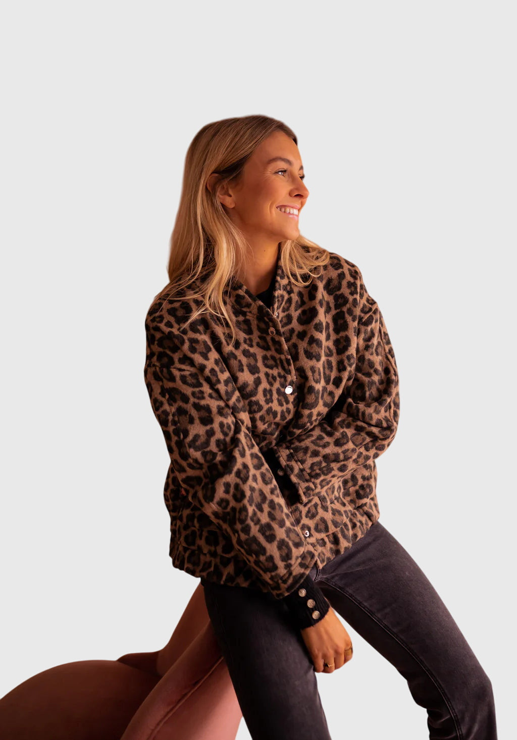 Elodie | Giacca Stile Leopardo