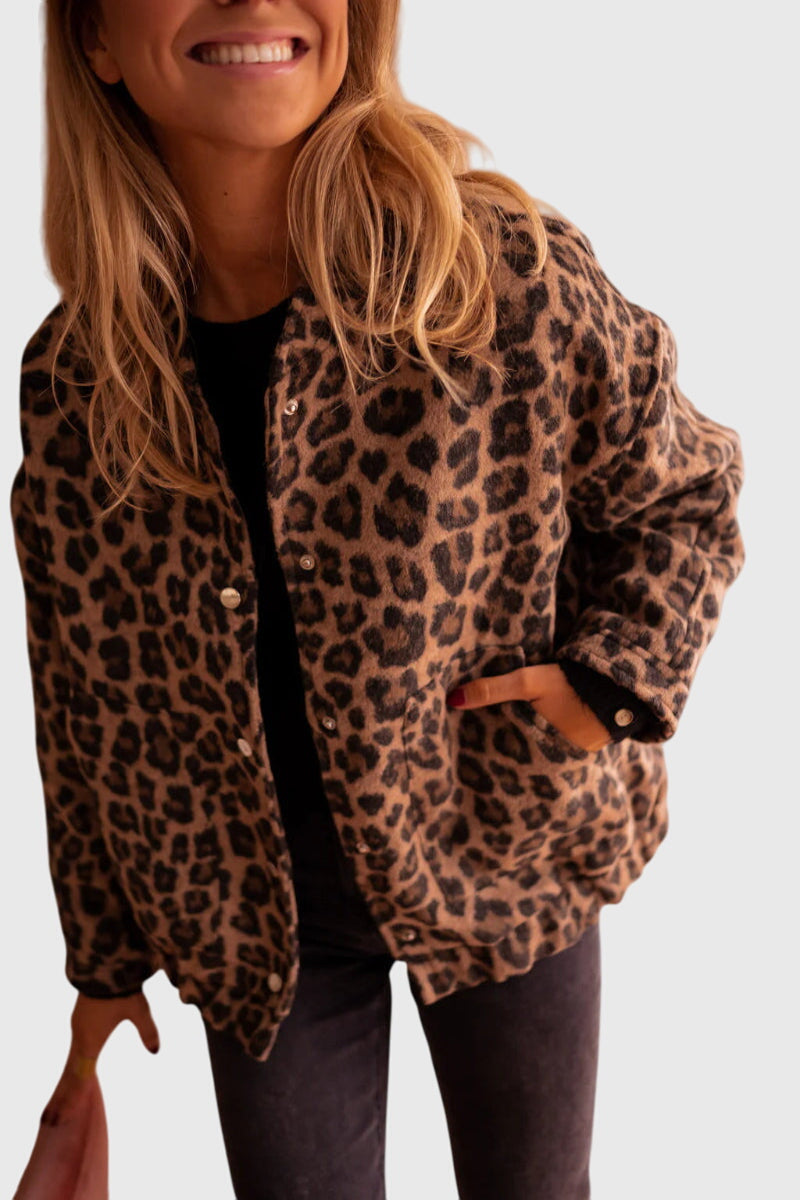 Elodie | Giacca Stile Leopardo