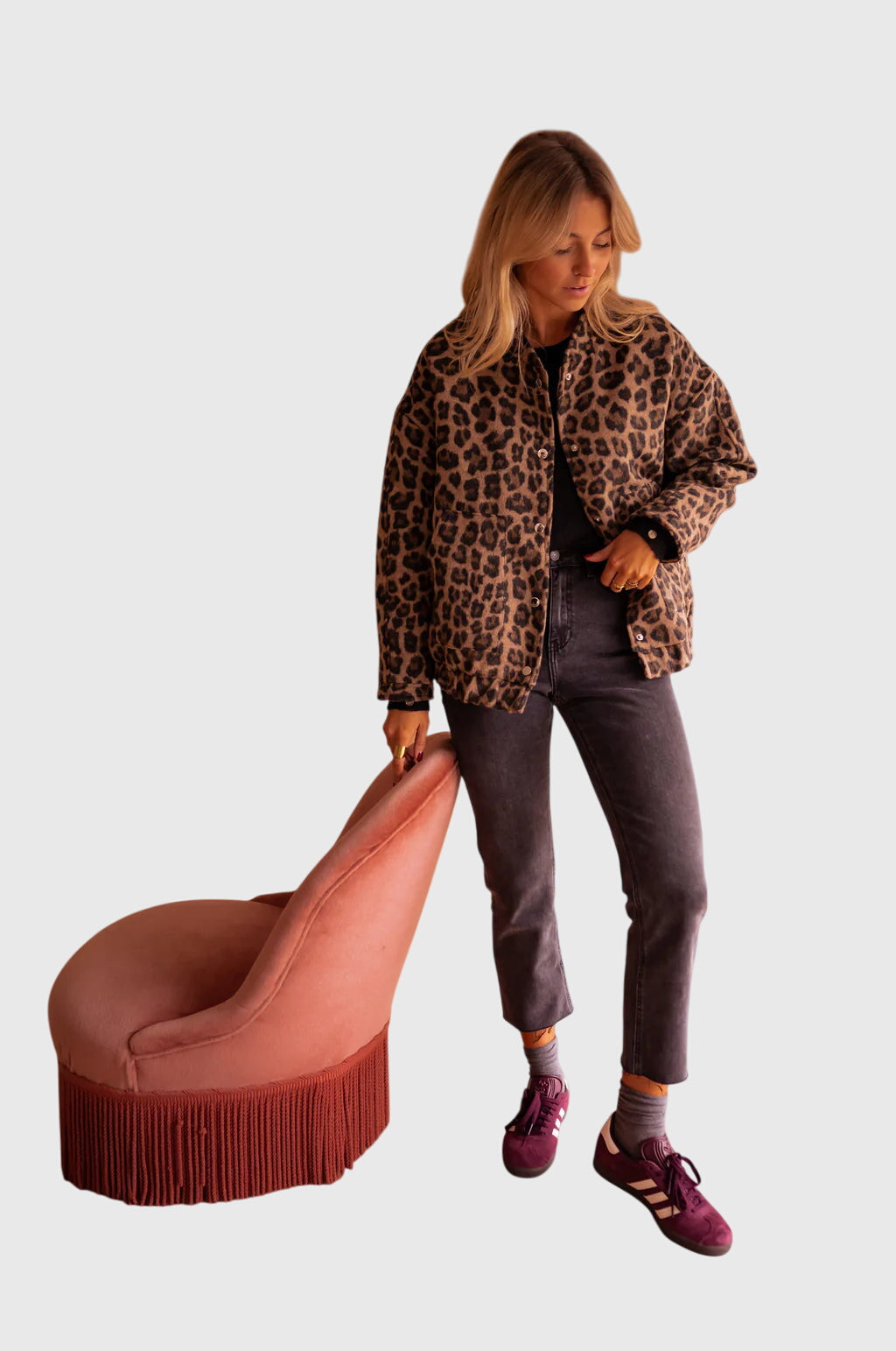 Elodie | Giacca Stile Leopardo