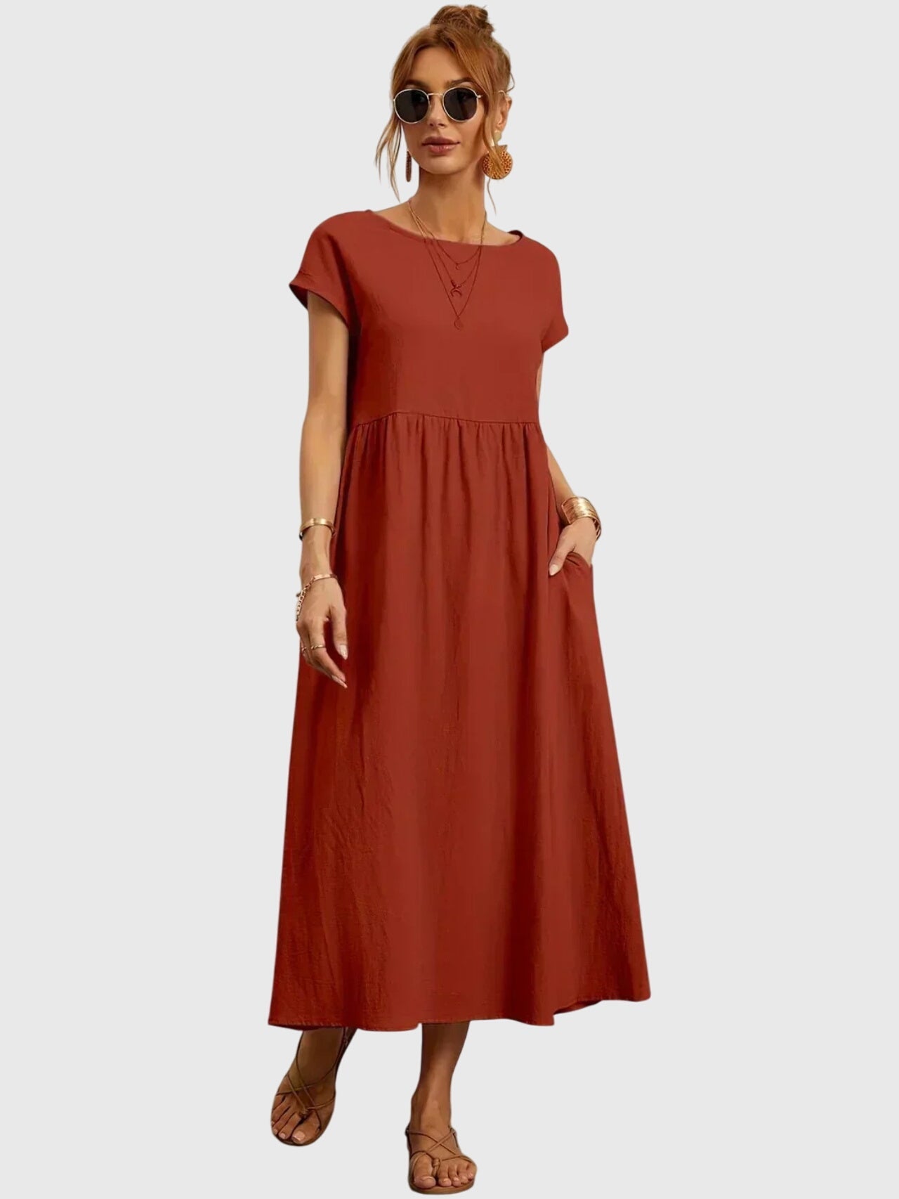 Giselle™ - Abito Casual con Tasche