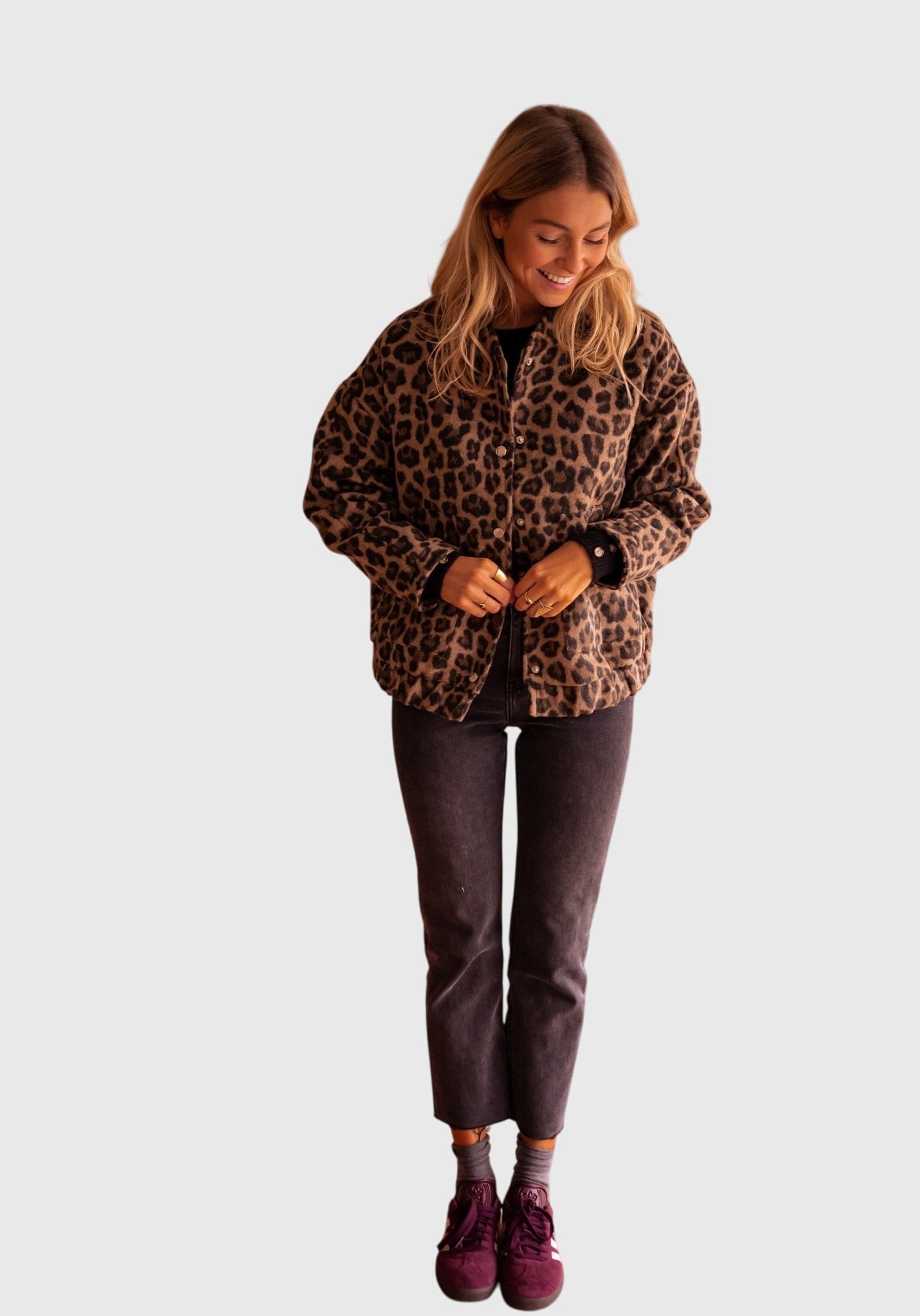 Elodie | Giacca Stile Leopardo