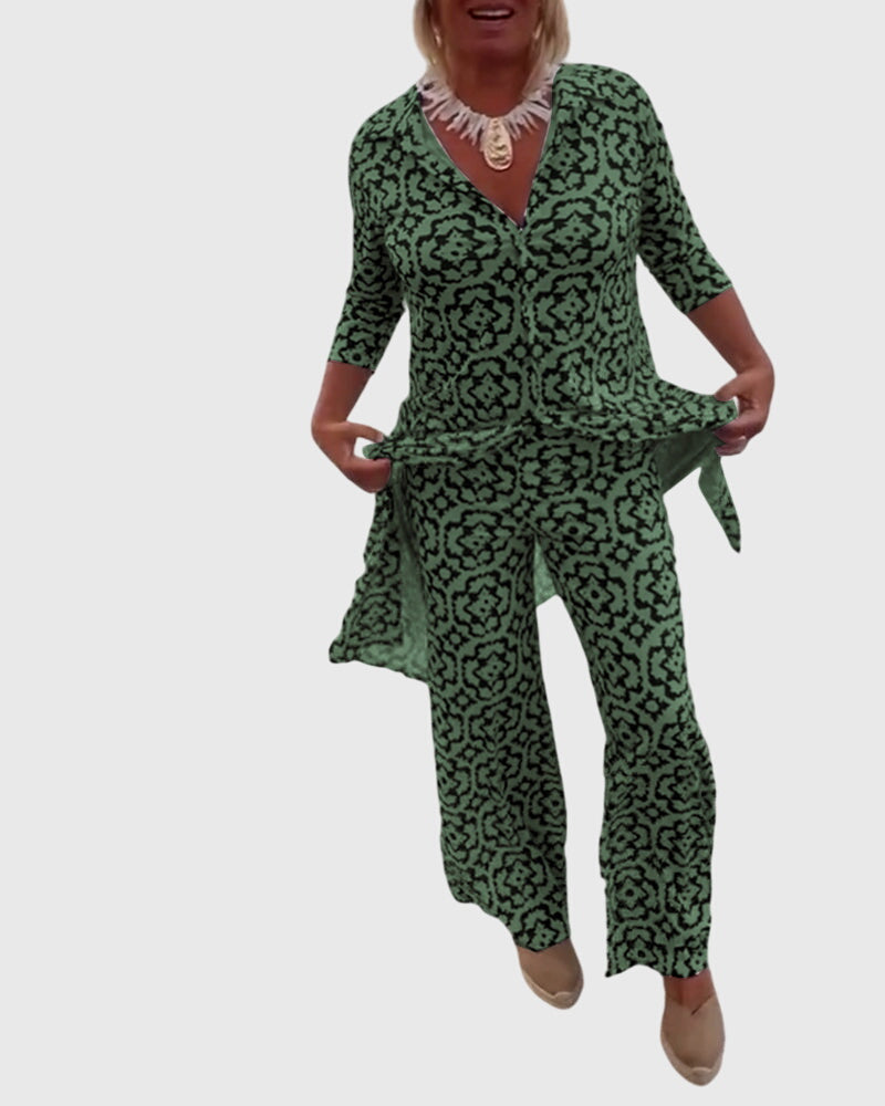 Gabriella™ | Elegante Completo Vintage in Due Pezzi