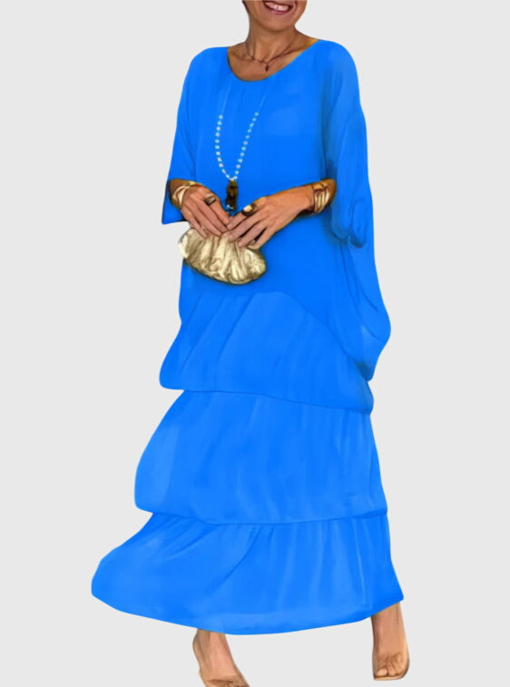 Susan™ | Abito Elegante Lungo e Fluente