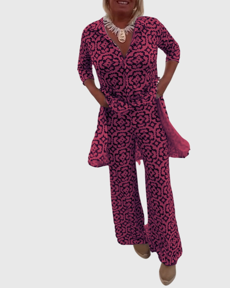 Gabriella™ | Elegante Completo Vintage in Due Pezzi