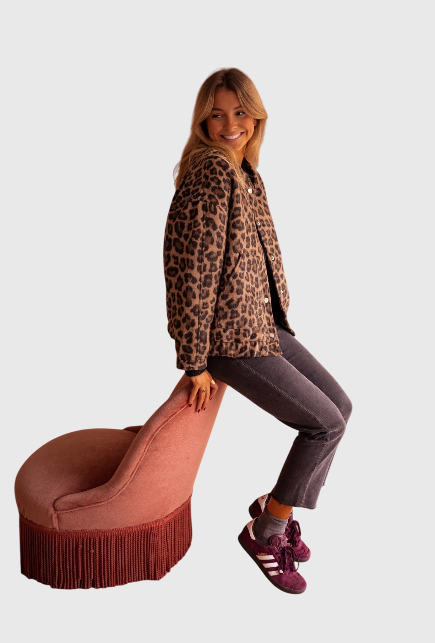 Elodie | Giacca Stile Leopardo