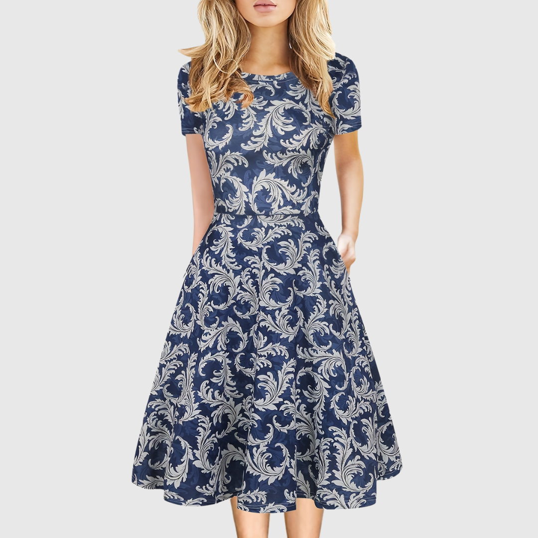 Evelyn Quinn | Vestito Estivo A-Line Retro