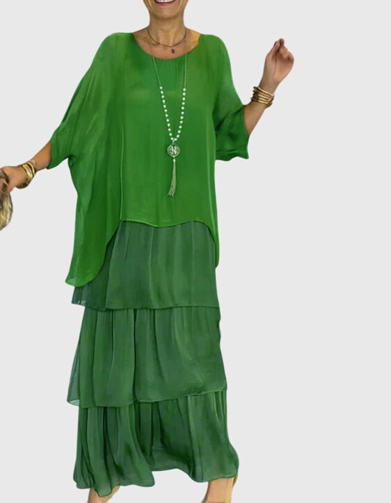 Susan™ | Abito Elegante Lungo e Fluente