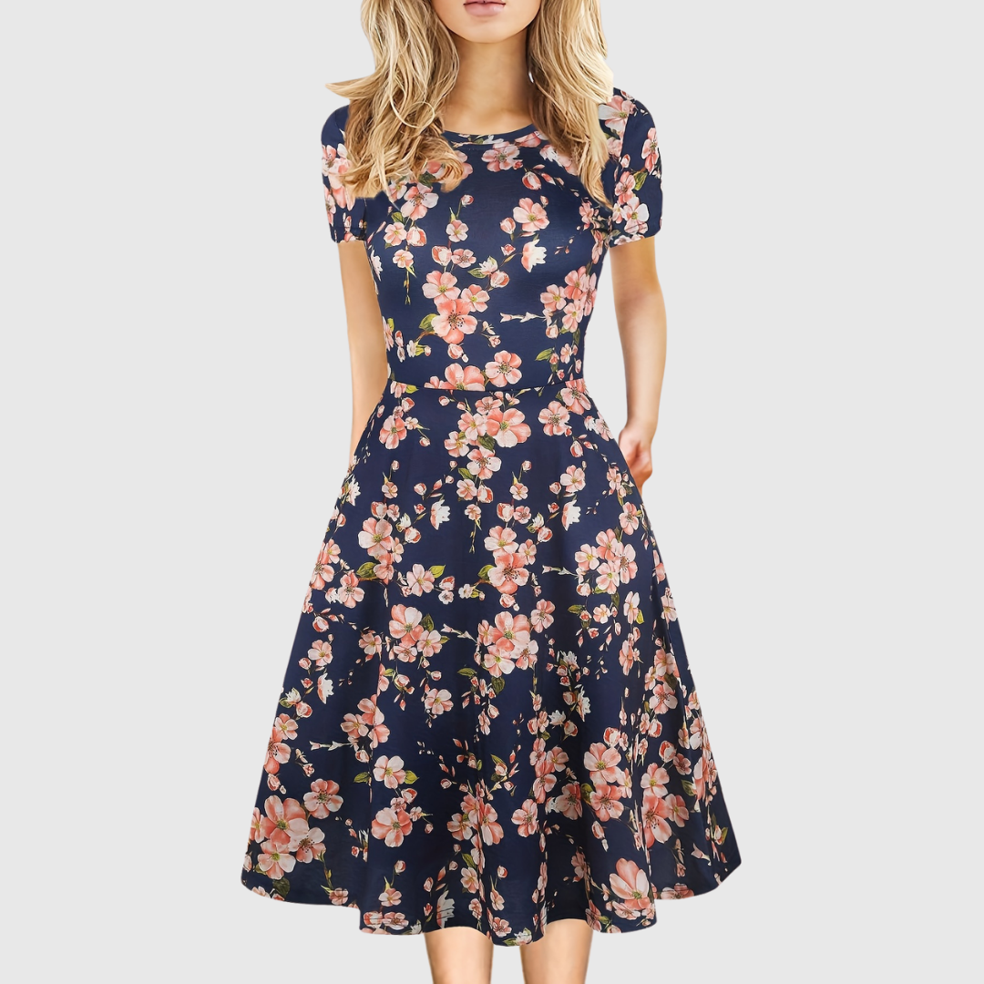 Evelyn Quinn | Vestito Estivo A-Line Retro