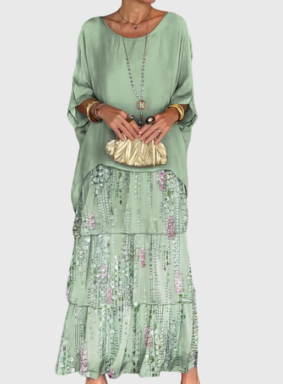 Susan™ | Abito Elegante Lungo e Fluente