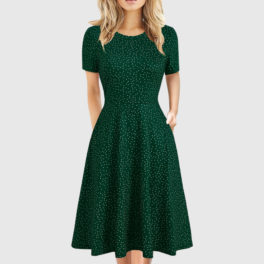 Evelyn Quinn | Vestito Estivo A-Line Retro