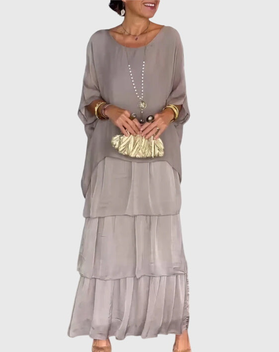 Susan™ | Abito Elegante Lungo e Fluente