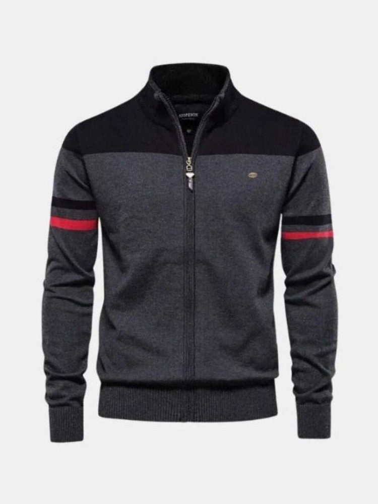 Anders™ | Cardigan in maglia con chiusura a zip