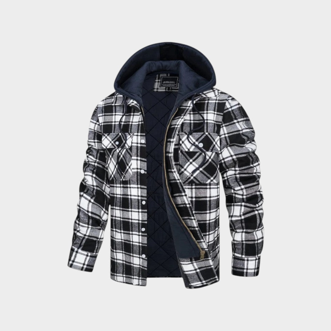 Asger™ | Giacca calda da uomo in misto lana premium