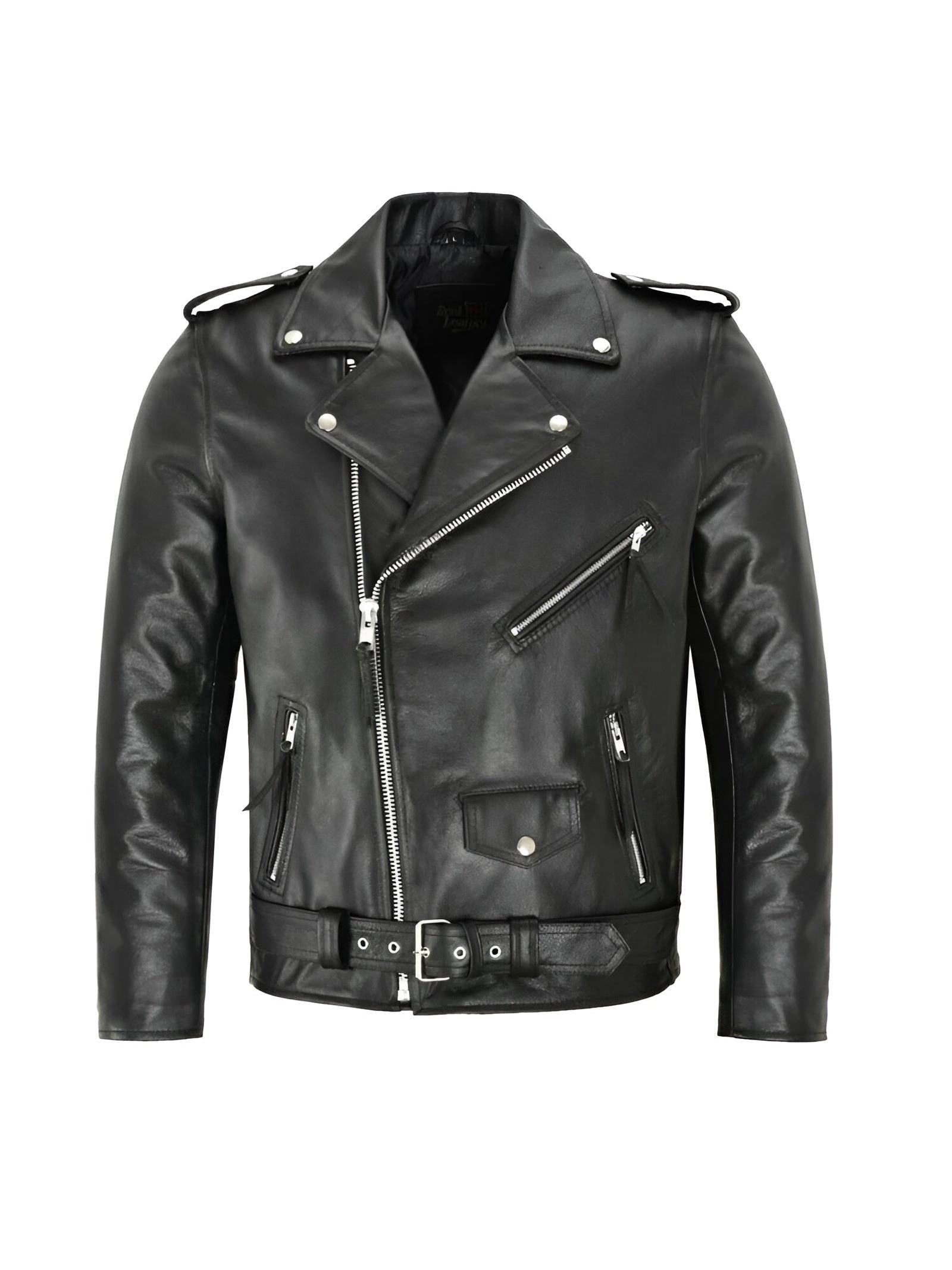Austin™ | Giacca in Pelle Classica Biker
