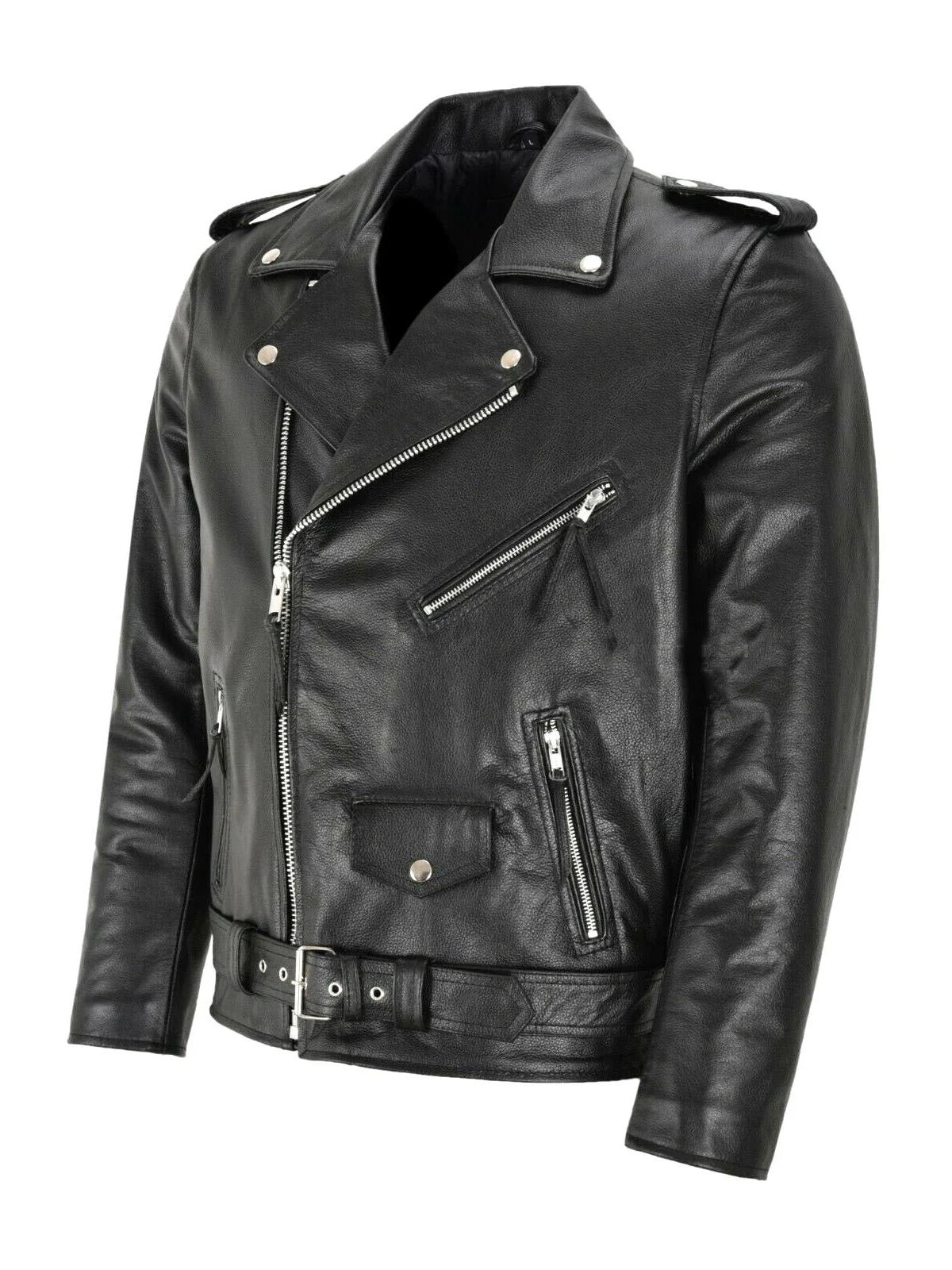 Austin™ | Giacca in Pelle Classica Biker