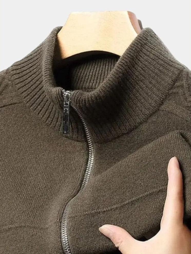 Magnus™ | Maglione in Cashmere con Zip