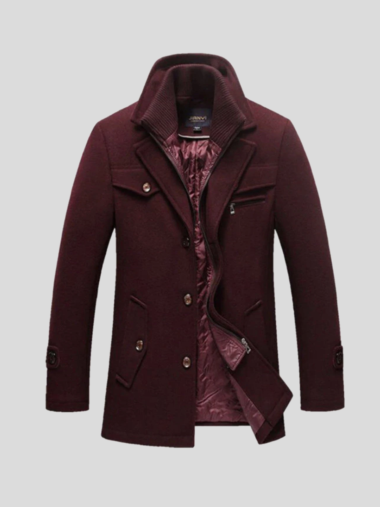 Nikolaj™ | Cappotto classico in lana