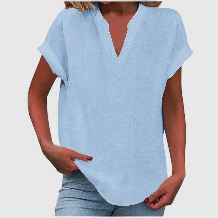 Xavinah | Blusa V-Neck Confortevole