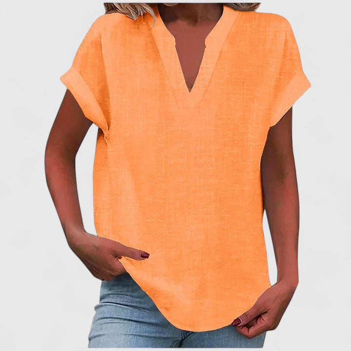 Xavinah | Blusa V-Neck Confortevole