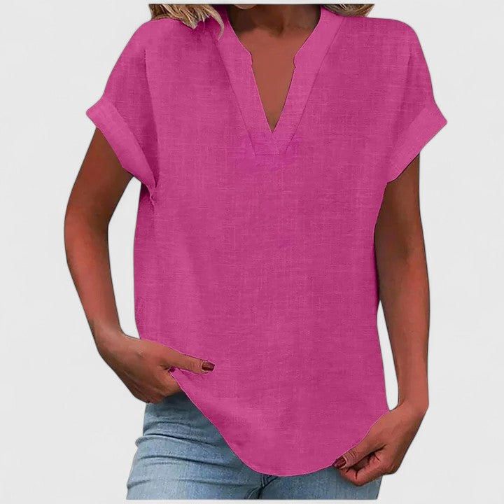 Xavinah | Blusa V-Neck Confortevole
