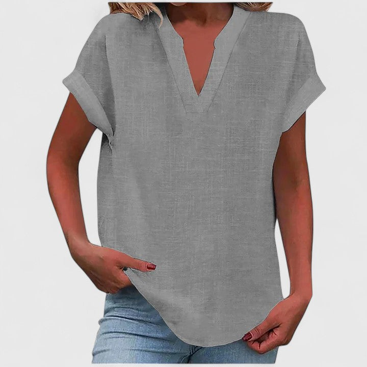 Xavinah | Blusa V-Neck Confortevole