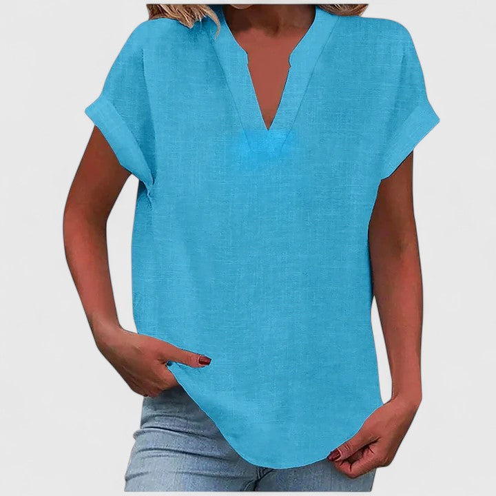 Xavinah | Blusa V-Neck Confortevole