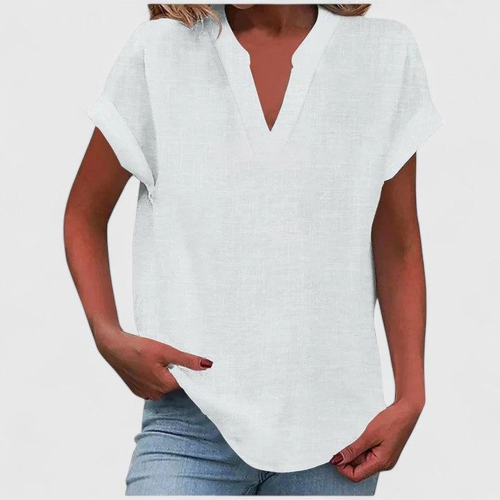 Xavinah | Blusa V-Neck Confortevole