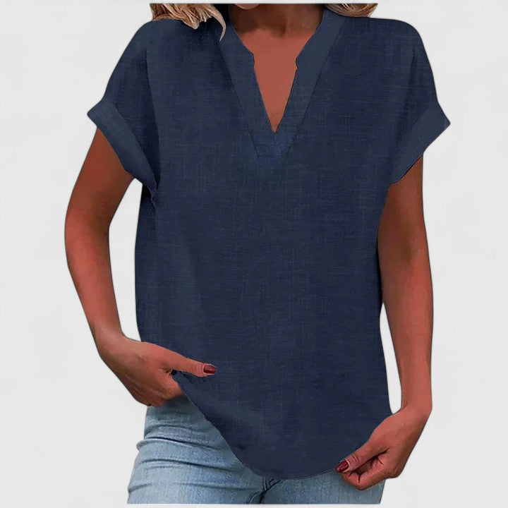 Xavinah | Blusa V-Neck Confortevole