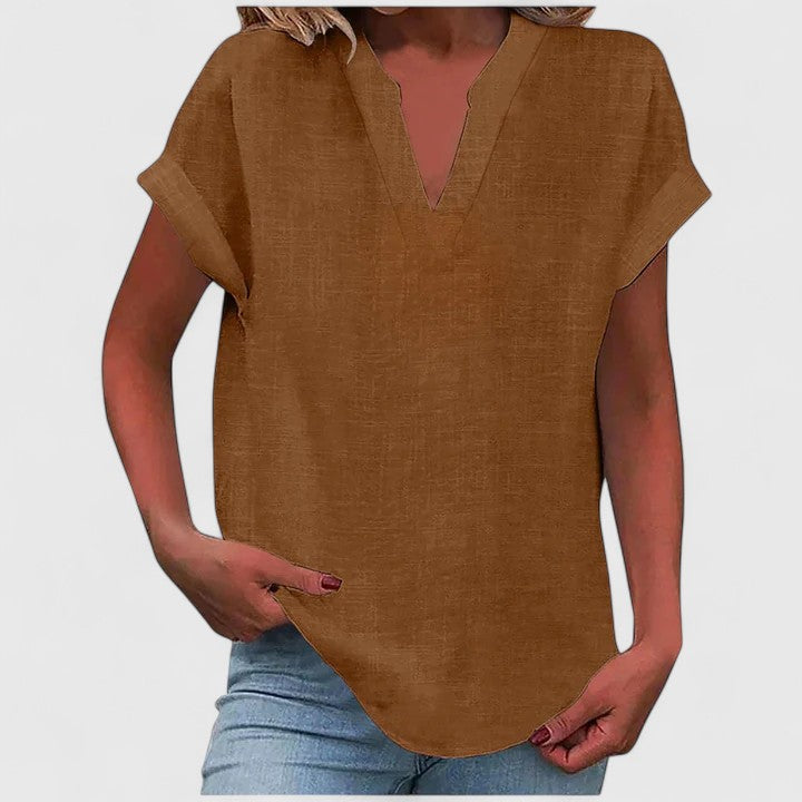Xavinah | Blusa V-Neck Confortevole
