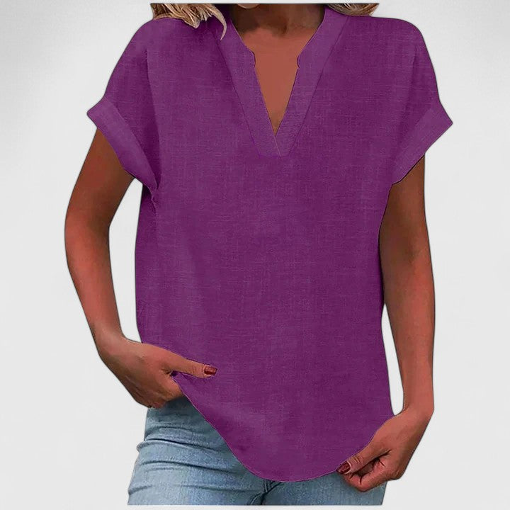 Xavinah | Blusa V-Neck Confortevole