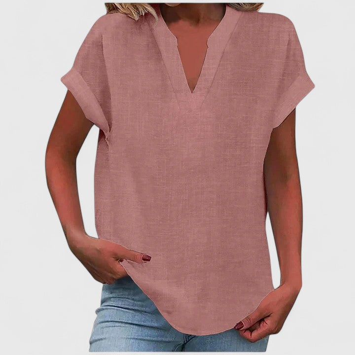 Xavinah | Blusa V-Neck Confortevole